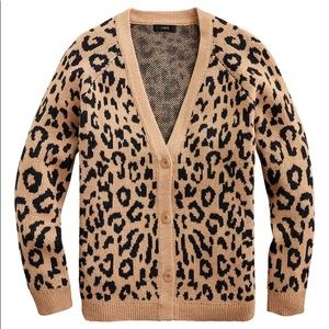 J.Crew Leopard Cardigan